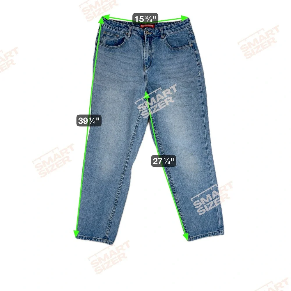 Unionbay Jeans Womens 13 High Rise Tapered Leg Denim Classic Fit Straight‎ Jeans